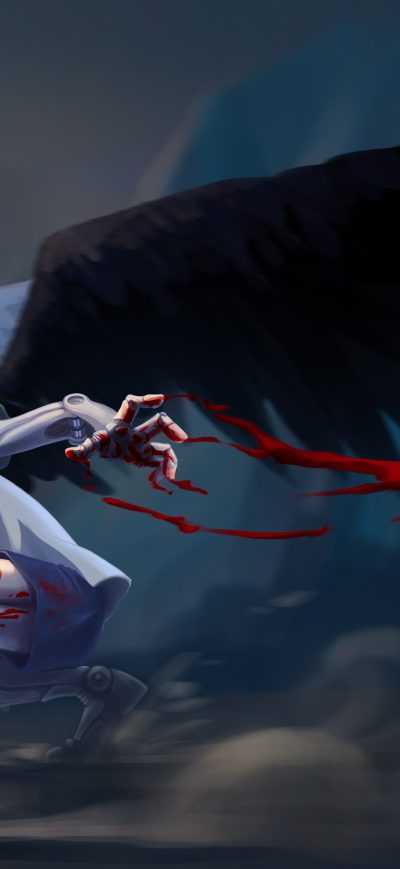 Fond d'écran iPhone Alita Battle Angel Artwork