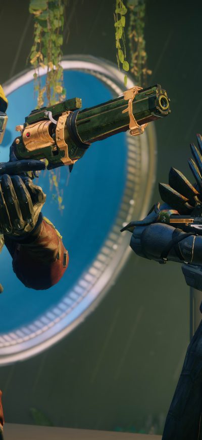 Fond d'écran iPhone Destiny 2 Hand Cannon And Scout 8k
