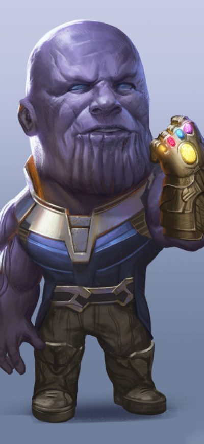 Fond d'écran iPhone Captain America Thanos Iron Man Avengers Infinity War Artwork
