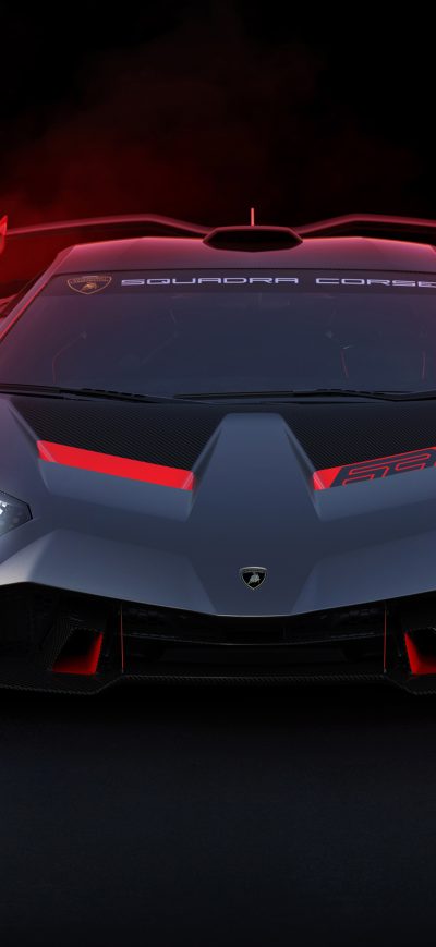 Fond d'écran iPhone Lamborghini SC18 2018 Front