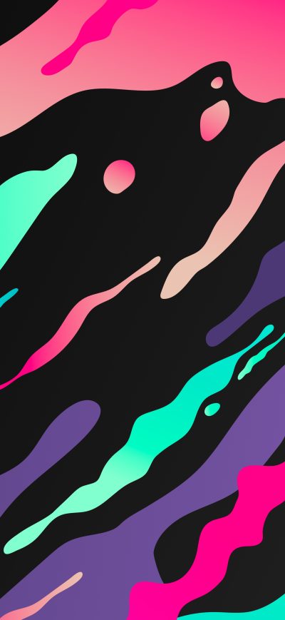 Fond d'écran iPhone Liquid Flow Abstract 8k
