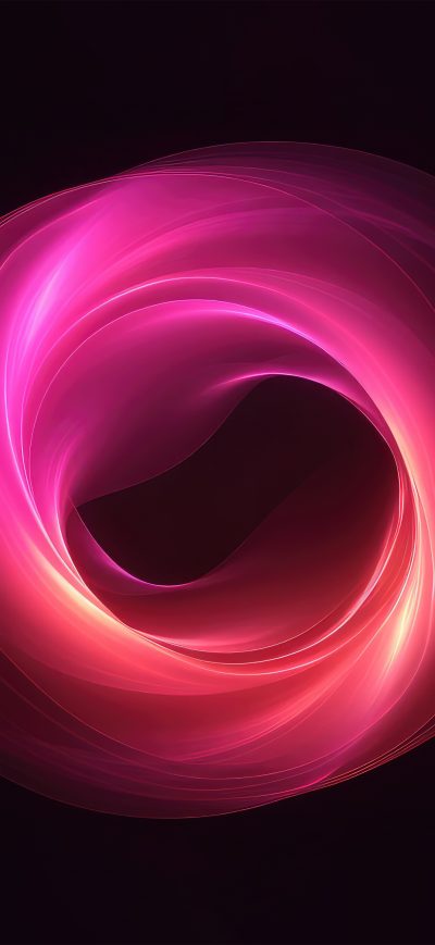 Fond d'écran iPhone Glowing Circle Pink Glow