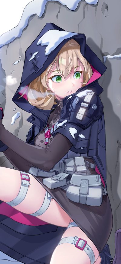 Fond d'écran iPhone Anime Girl Cat Mission 8k