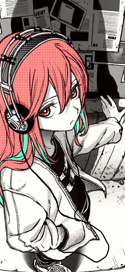 Fond d'écran iPhone High Angel Anime Girl Sketch Art 5k