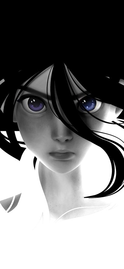 Fond d'écran Heterochromia sur iPhone