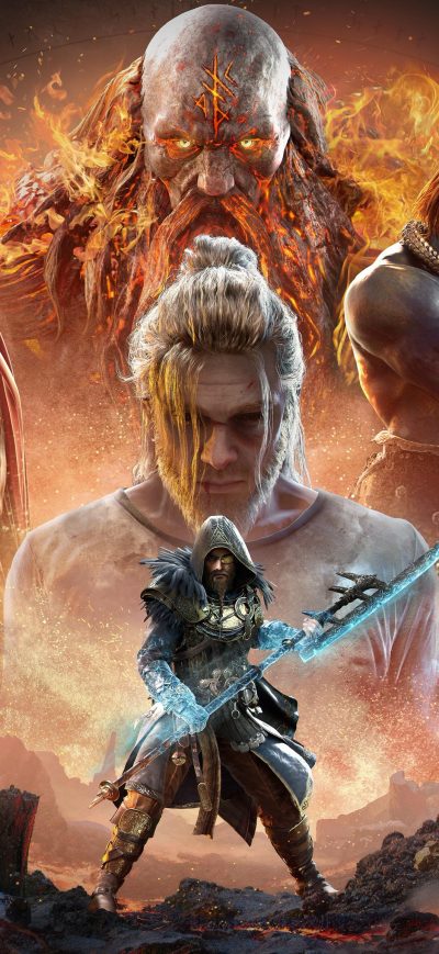 Fond d'écran iPhone 2022 Assassins Creed Valhalla Dawn Of Ragnarok