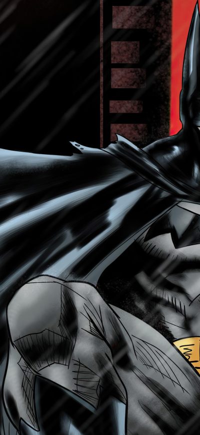 Fond d'écran iPhone Just A Batman Hanging Out 4k