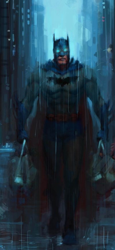 Fond d'écran iPhone Batman And The Cat 4k
