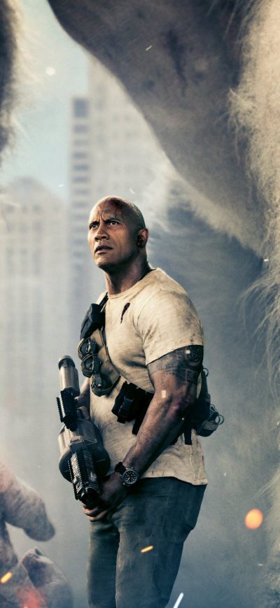 Fond d'écran iPhone Rampage Dwayne Johnson