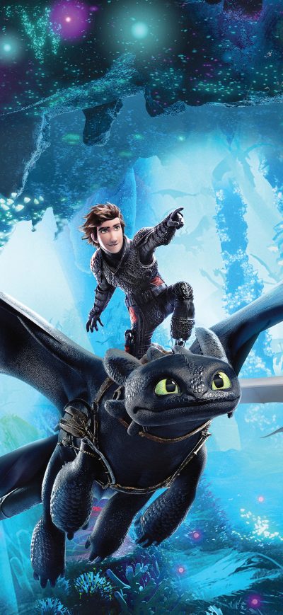 Fond d'écran iPhone How To Train Your Dragon The Hidden World 12k Poster