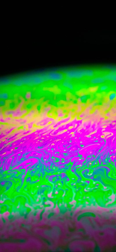Fond d'écran iPhone Psychedelic Bubbles 5k