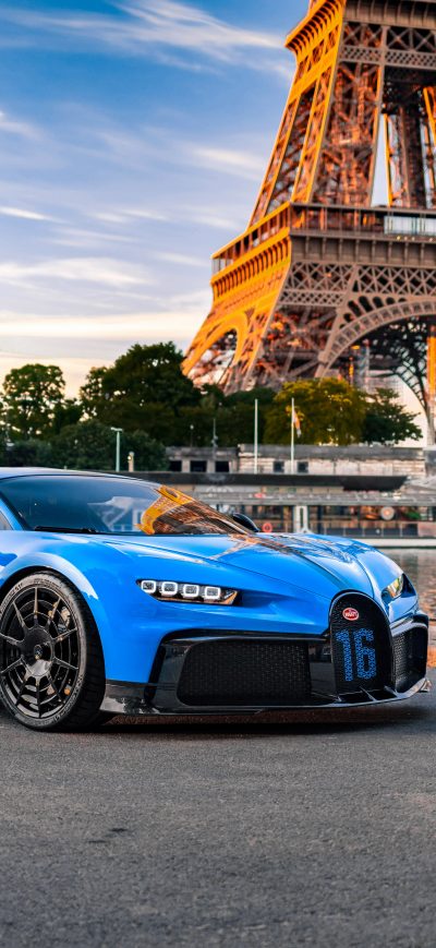 Fond d'écran iPhone Bugatti Chiron Pur Sport 8k