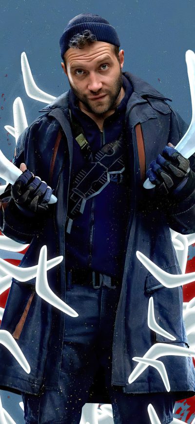 Fond d'écran iPhone Captain Boomerang The Suicide Squad 8k