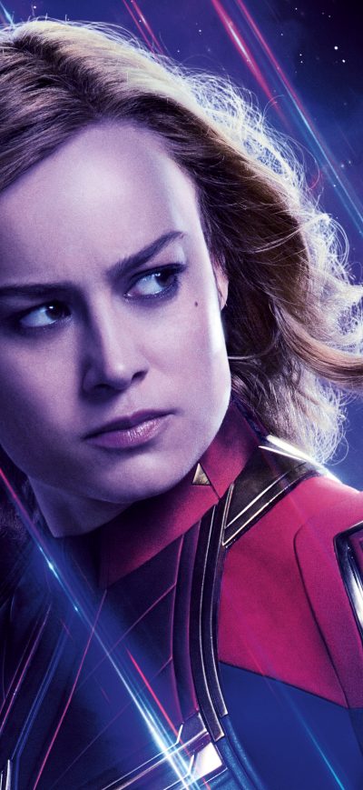 Fond d'écran iPhone Captain Marvel Avengers End Game 8k