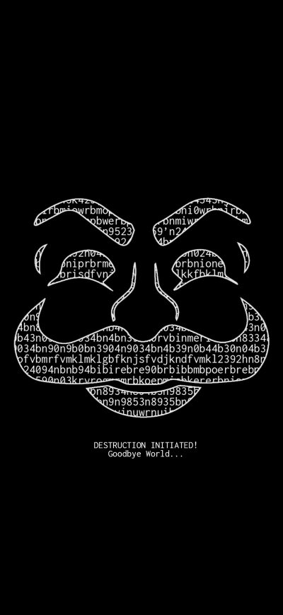 Fond d'écran iPhone Mr Robot Fsociety Logo Minimalism