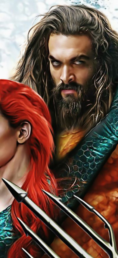 Fond d'écran iPhone Aquaman And Mera Art