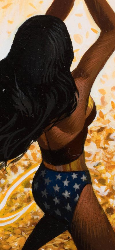Fond d'écran iPhone Wonder Woman 4k Artwork