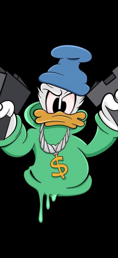 Fond d'écran iPhone Donald Duck Oled 5k