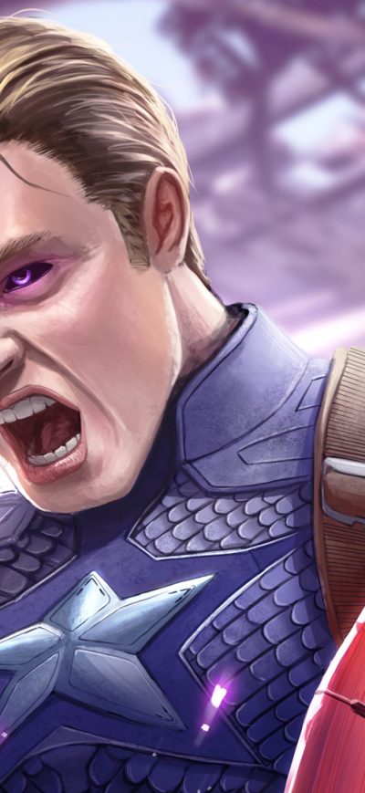 Fond d'écran iPhone Captain America With Power Stone