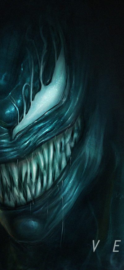 Fond d'écran iPhone Venom New Art 2018