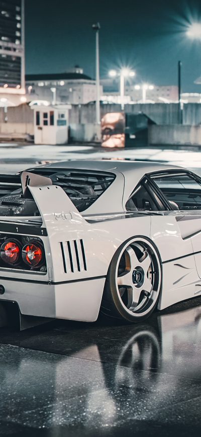 Fond d'écran iPhone Ferrari F40 Lm 4k