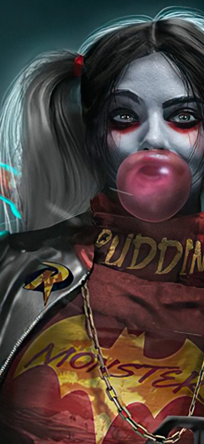 Fond d'écran Harley Quinn Bosslogic sur iPhone
