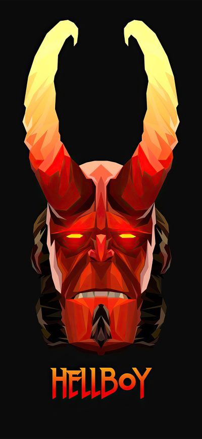 Fond d'écran iPhone Hellboy Minimalism 4k 2020