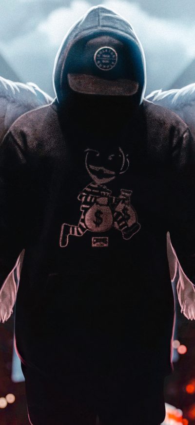 Fond d'écran iPhone Angel Boy Hoodie 4k