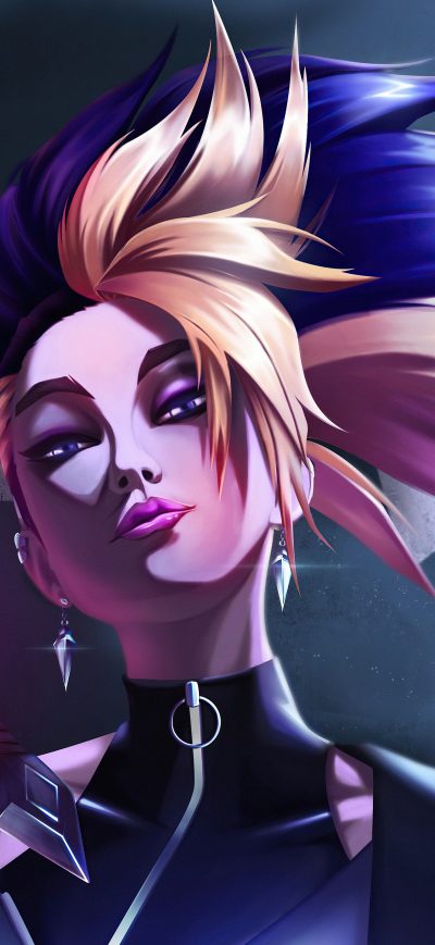 Fond d'écran iPhone Bounty Business Akali Lol 5k