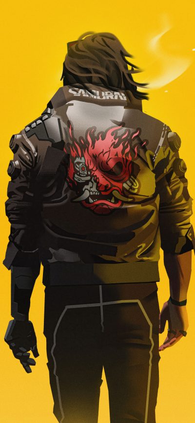 Fond d'écran iPhone Johnny Silverhand Cyberpunk 2077 8k
