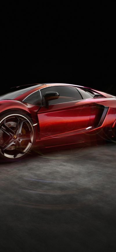 Fond d'écran iPhone Lamorghini Aventador LP 700 4 Front 5k