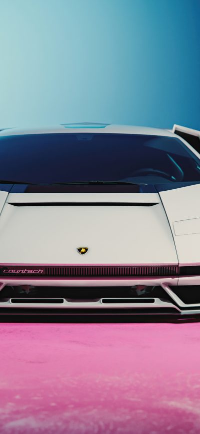 Fond d'écran iPhone Lamborghini Countach Concept 2022