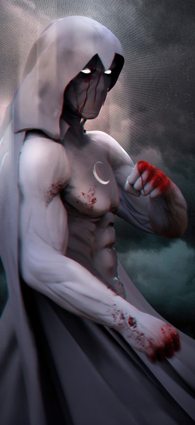 Fond d'écran iPhone Moon Knight 2023 4k