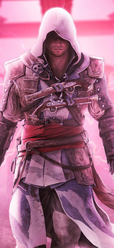 Fond d'écran iPhone Samurai Assassins Creed 4 Black Flag