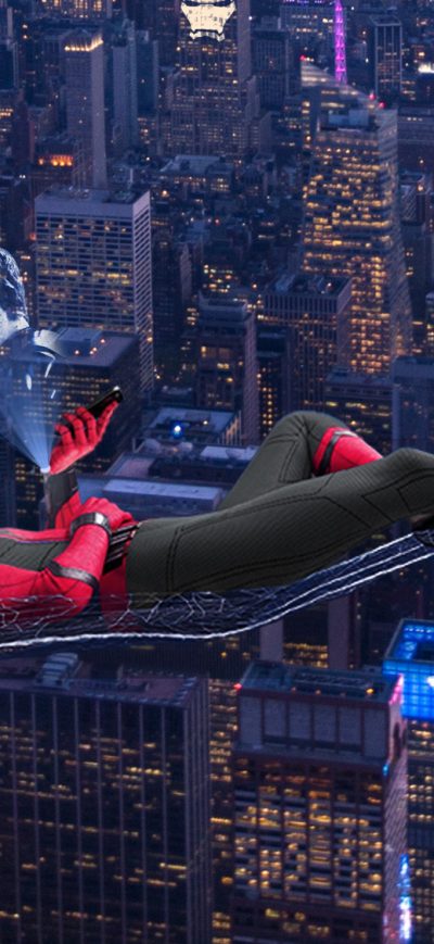 Fond d'écran iPhone 2019 Spiderman Far From Home Poster