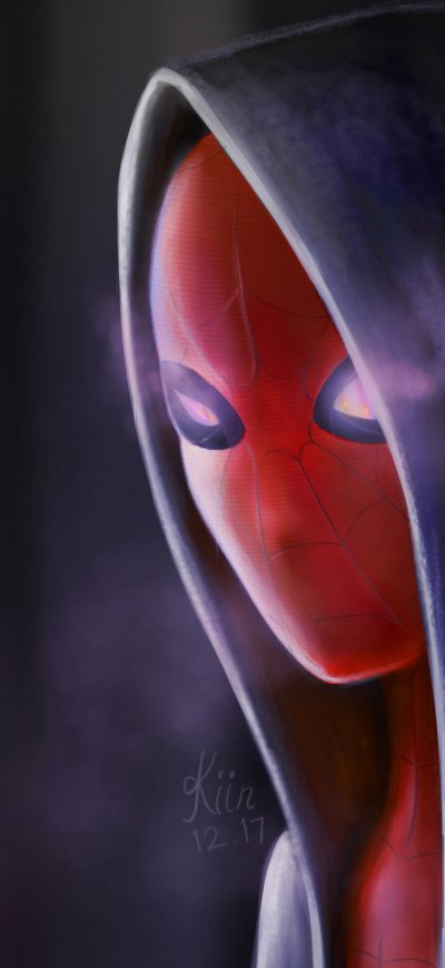 Fond d'écran iPhone Spiderman In A Hoodie