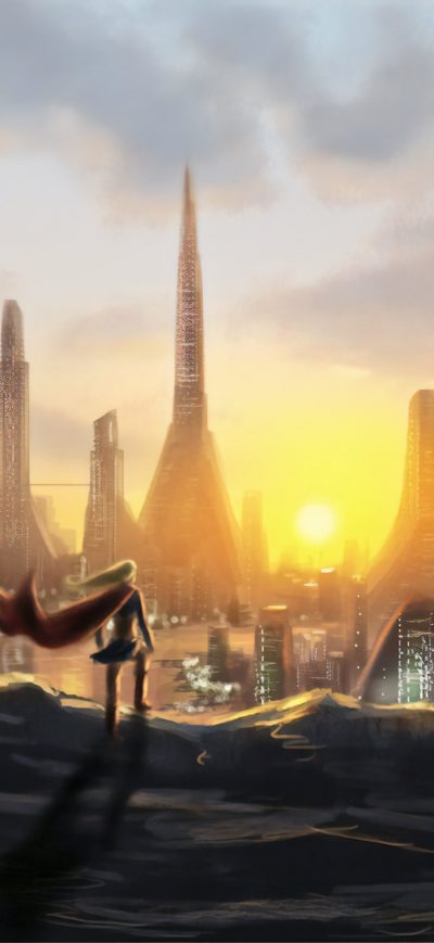 Fond d'écran iPhone City Of Krypton
