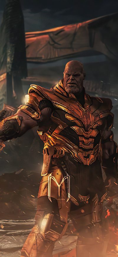 Fond d'écran iPhone Thanos Avengers Endgame 2020