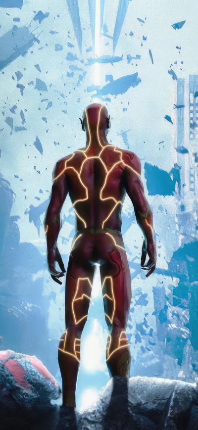 Fond d'écran iPhone The Flash Movie Fanart 5k