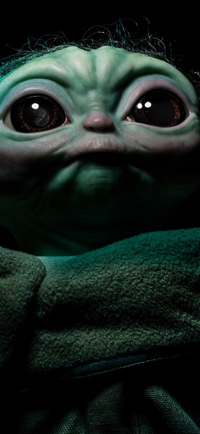 Fond d'écran iPhone The Mandalorian Baby Yoda 4k
