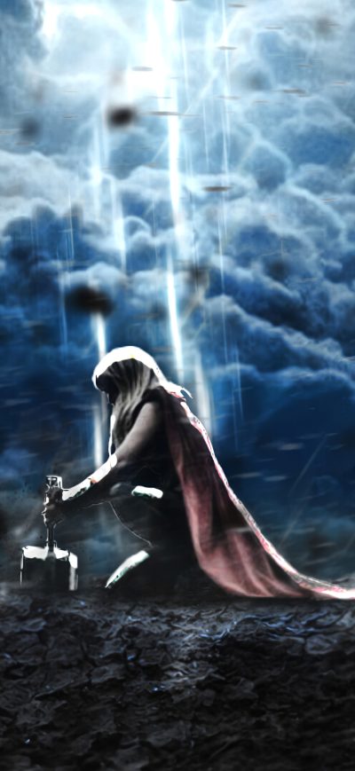 Fond d'écran iPhone Lady Thor Love And Thunder 4k