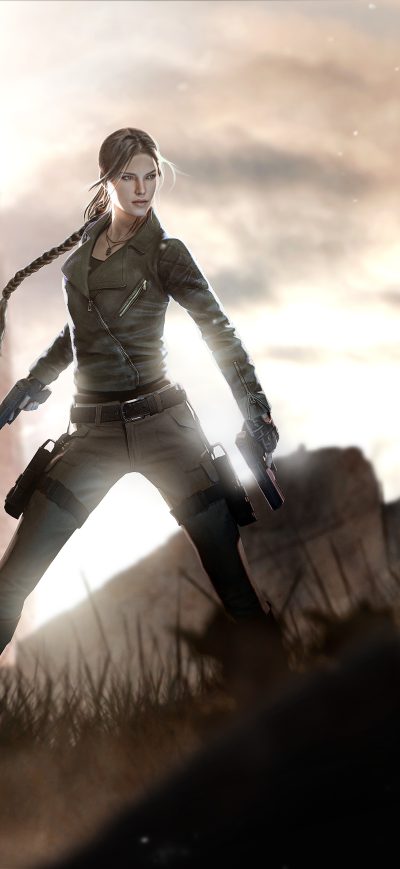 Fond d'écran iPhone Tomb Raider Fanart 4k