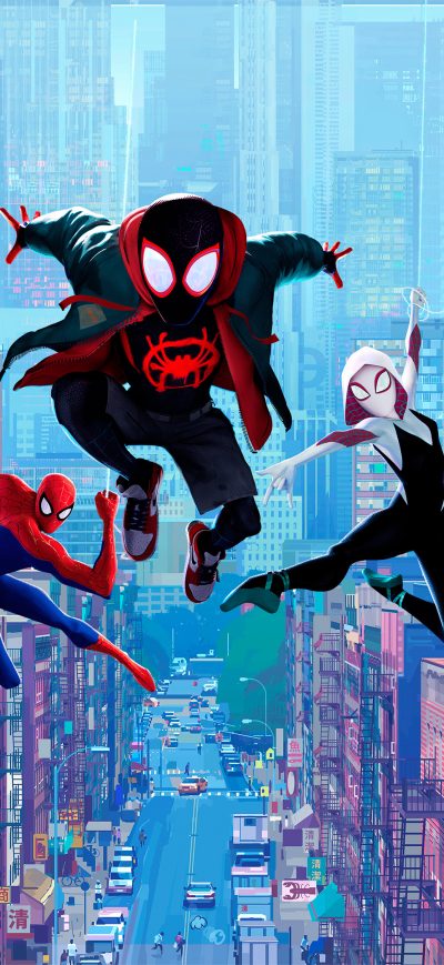 Fond d'écran iPhone Spiderman Into Spider Verse 5k