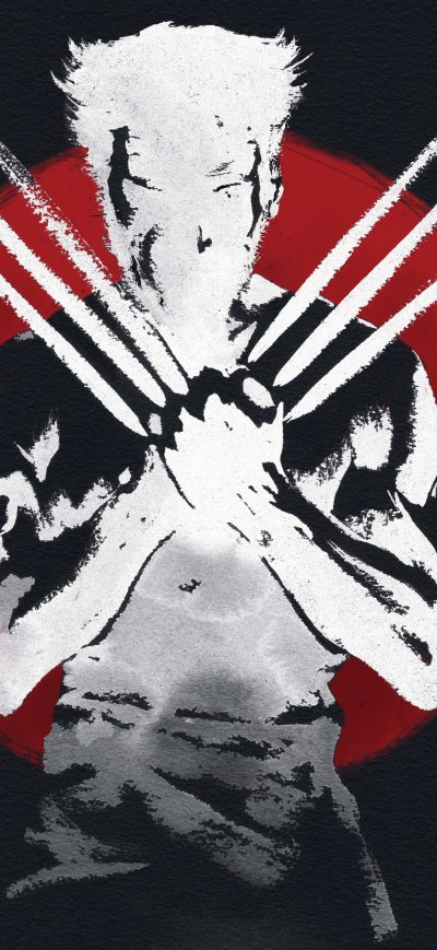 Fond d'écran iPhone Wolverine Art 5k
