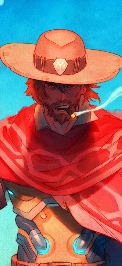 Fond d'écran iPhone Overwatch McCree