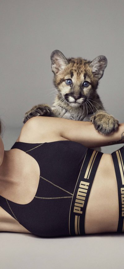 Fond d'écran iPhone Cara Delevingne Puma X 2017 8k