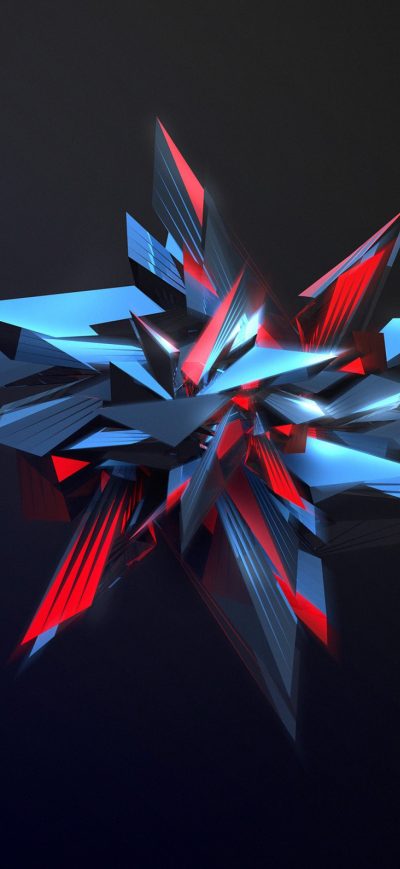 Fond d'écran iPhone Abstract Shapes Justin Maller 4k