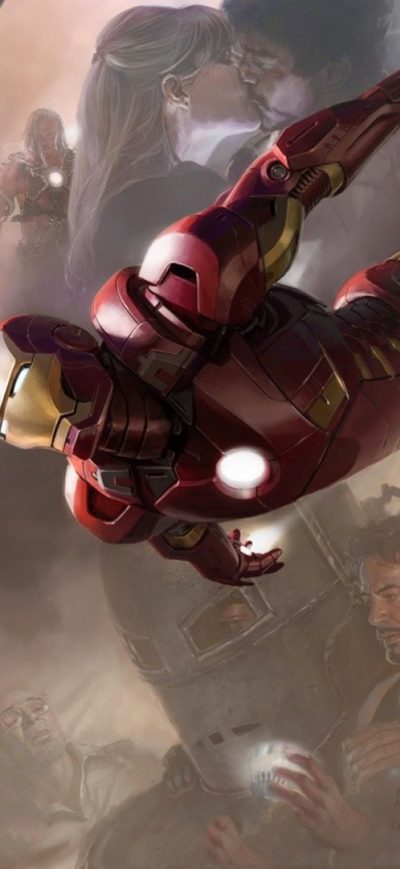 Fond d'écran iPhone Avengers Black Widow Hulk Iron Man