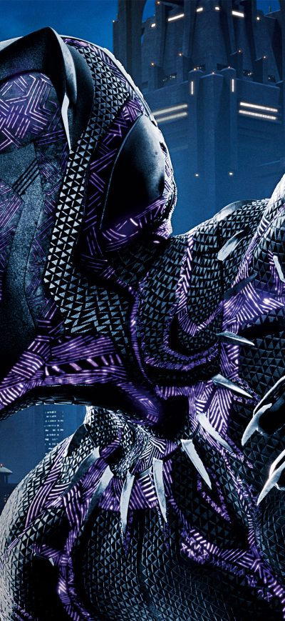 Fond d'écran iPhone Black Panther 5K Poster