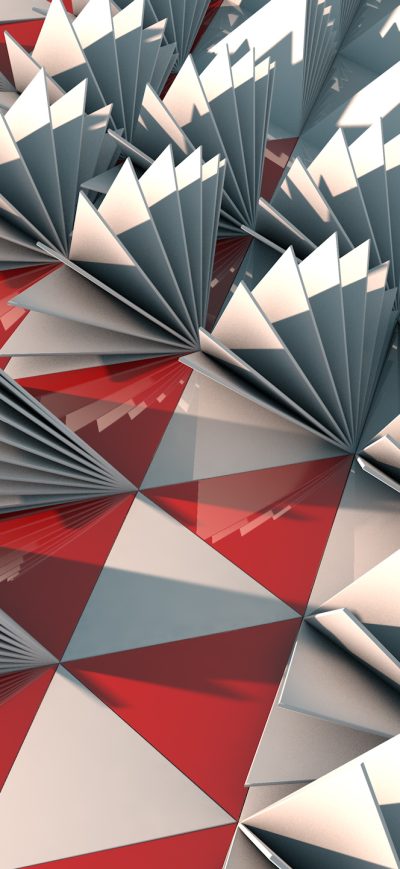 Fond d'écran iPhone 3d Triangle Red Abstract Red
